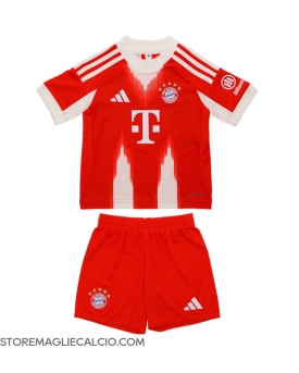 Bayern Munich Maglia Gara Casa Repliche 2025-26 Bambino Maniche Corte